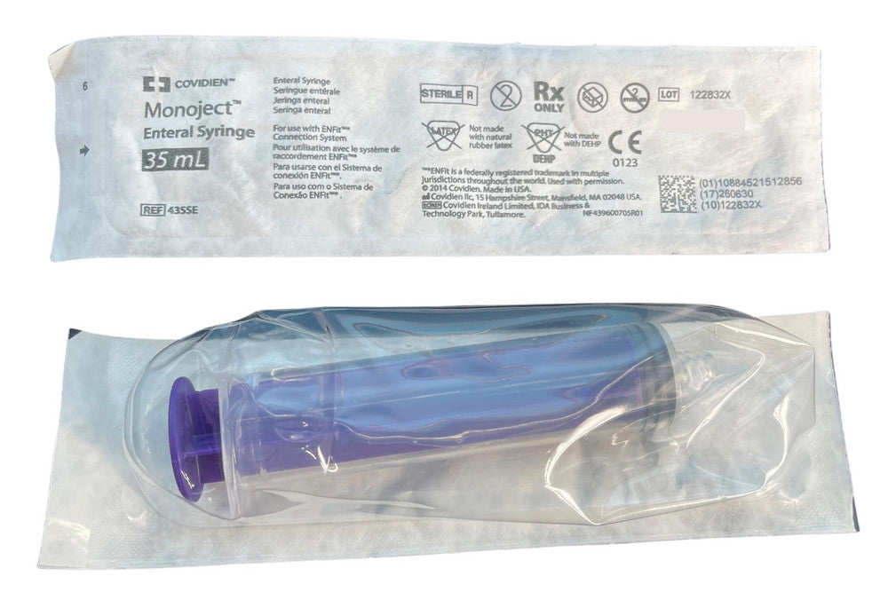 Covidien Monoject Purple Enteral Syringe Sterile All Medisa